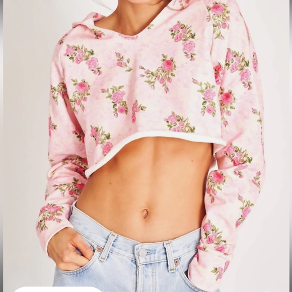 LoveShackFancy Tops - 💕LoveShackFancy Cropped Hoodie 💕